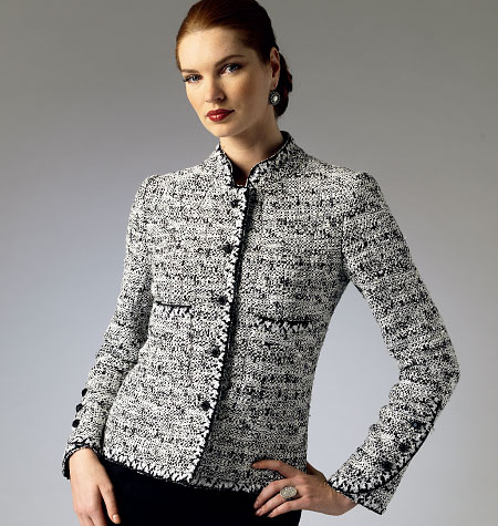 Vogue 8991, a Claire Shaeffer-designed pattern.